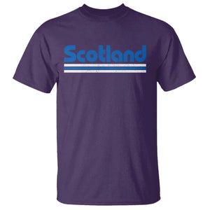 Scotland Scottish Flag T Shirt SCOT Fan Retro Vintage TS10 Purple Print Your Wear