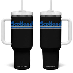 Scotland Scottish Flag Tumbler With Handle SCOT Fan Retro Vintage TS10 One Size: 40 oz Black Print Your Wear