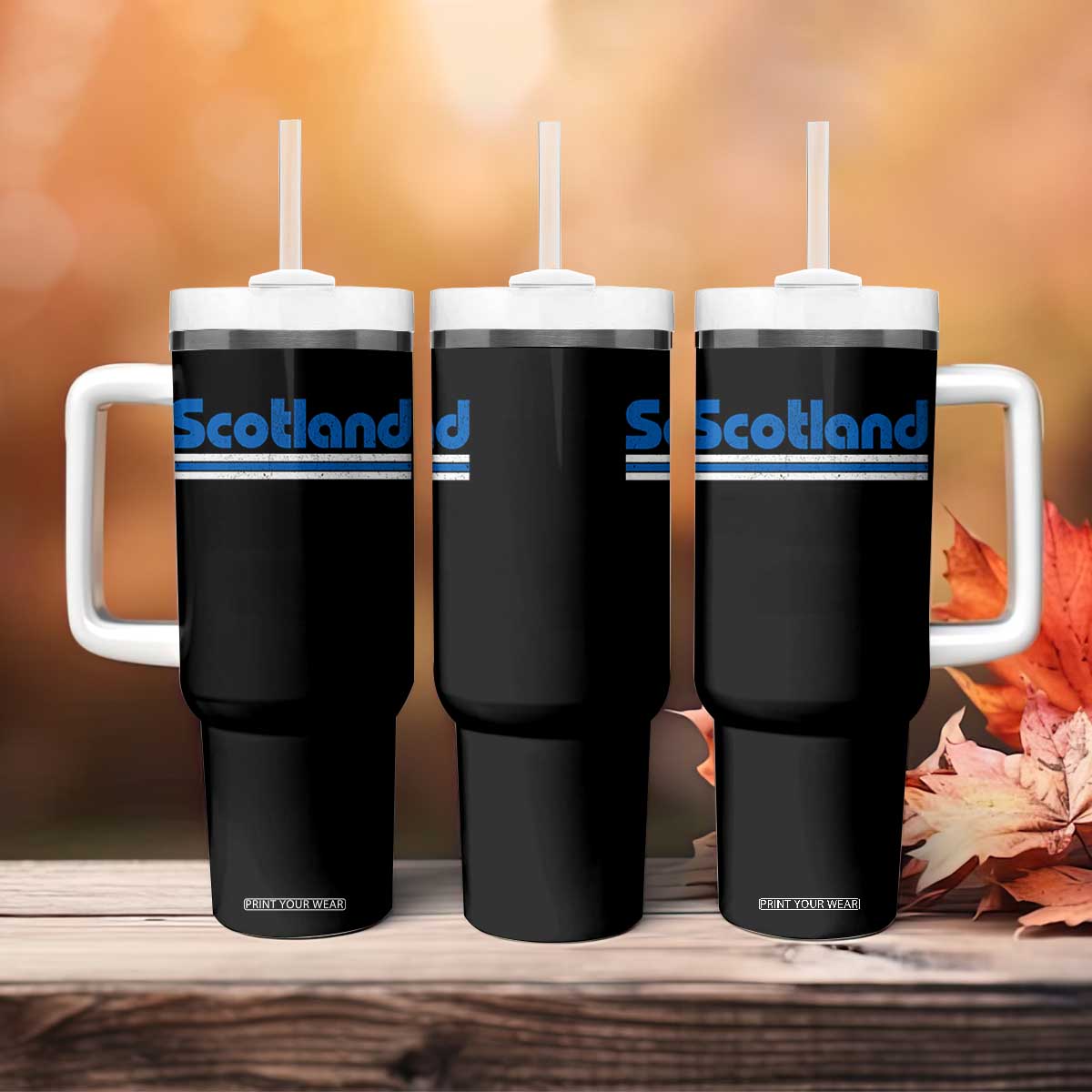 Scotland Scottish Flag Tumbler With Handle SCOT Fan Retro Vintage TS10 Print Your Wear