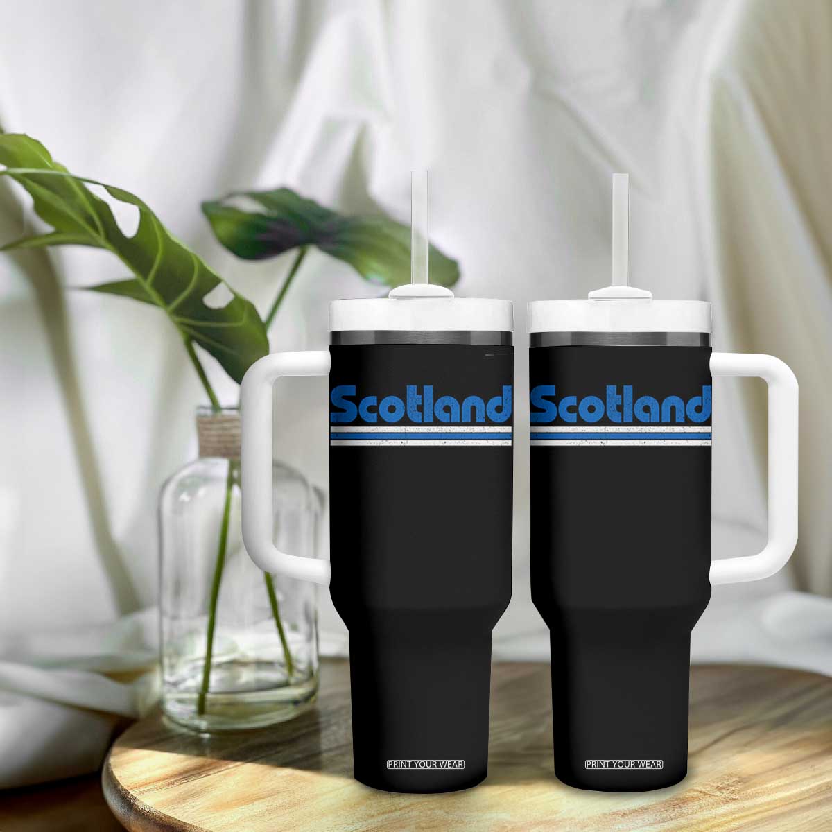 Scotland Scottish Flag Tumbler With Handle SCOT Fan Retro Vintage TS10 Print Your Wear