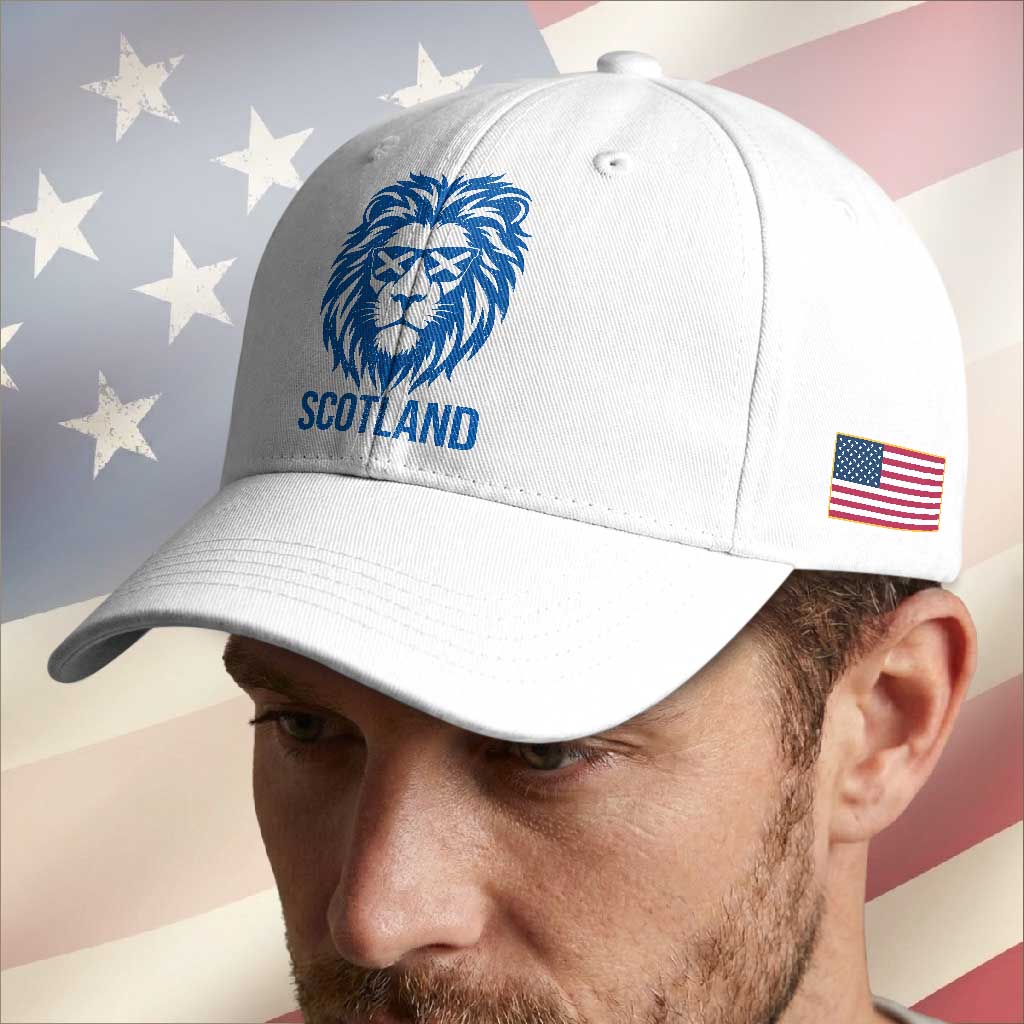 Vintage Scotland Lion Baseball Cap Retro SCOT Fan Scottish Flag TS10 Print Your Wear