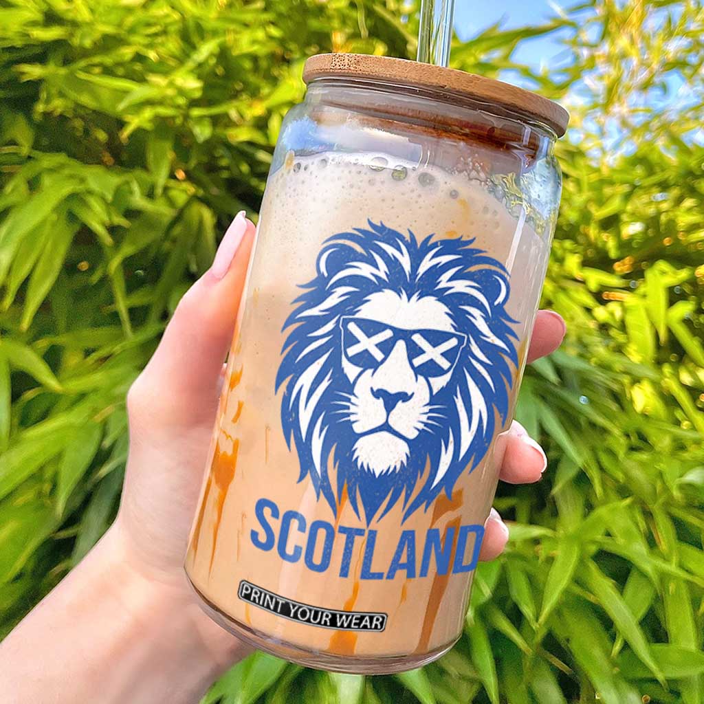 Vintage Scotland Lion Glass Can Retro SCOT Fan Scottish Flag TS10 White Print Your Wear