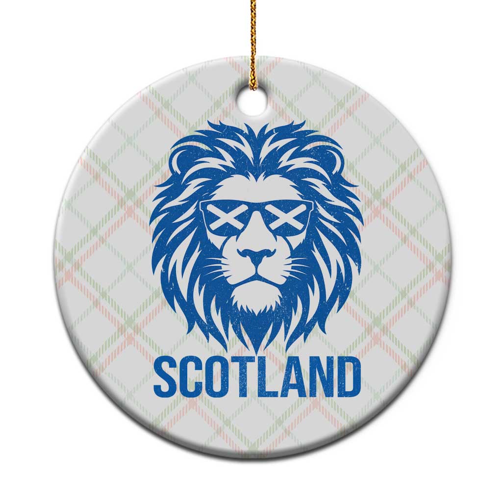 Vintage Scotland Lion Ceramic Ornament Retro SCOT Fan Scottish Flag TS10 1pc Christmas Plaid Print Your Wear