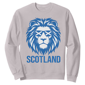 Vintage Scotland Lion Sweatshirt Retro SCOT Fan Scottish Flag TS10 Ice Gray Print Your Wear