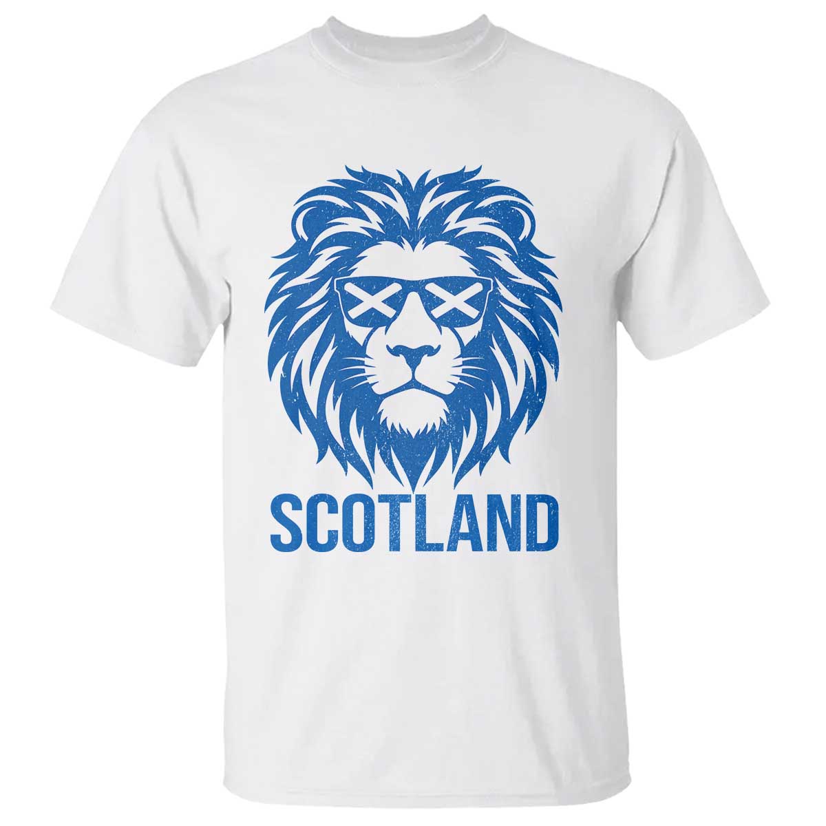 Vintage Scotland Lion T Shirt Retro SCOT Fan Scottish Flag TS10 White Print Your Wear