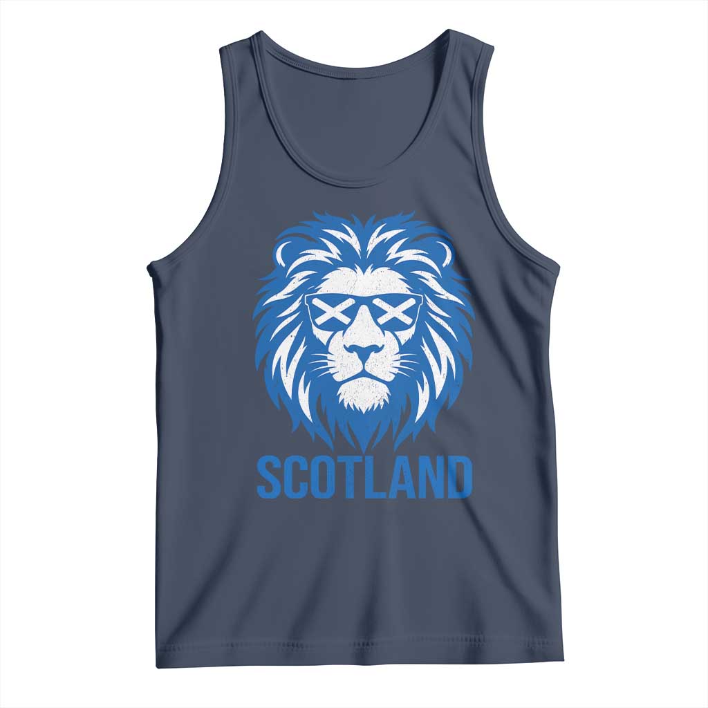 Vintage Scotland Lion Tank Top Retro SCOT Fan Scottish Flag TS10 Navy Print Your Wear