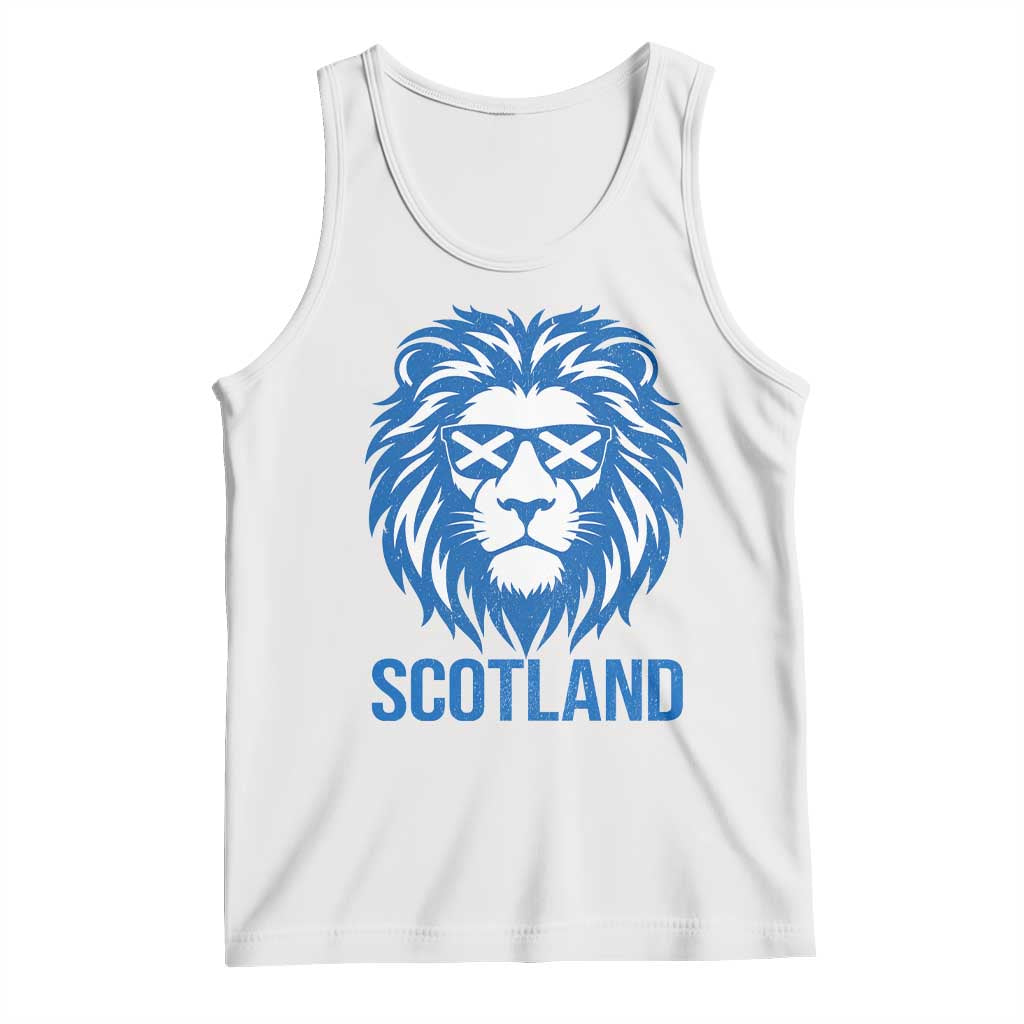 Vintage Scotland Lion Tank Top Retro SCOT Fan Scottish Flag TS10 White Print Your Wear