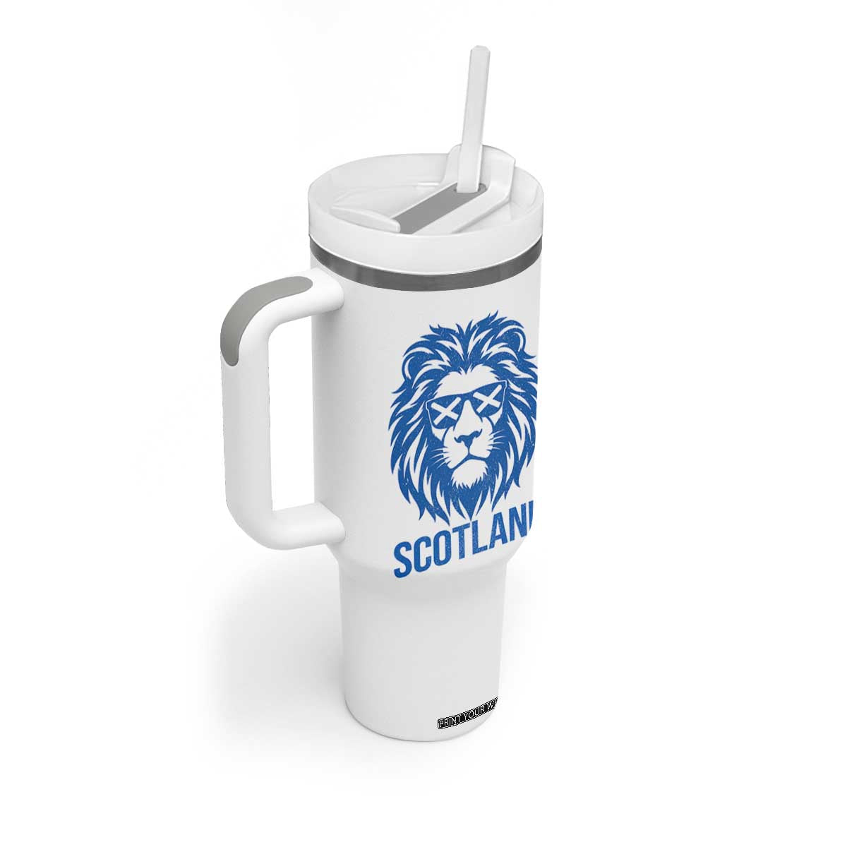 Vintage Scotland Lion Tumbler With Handle Retro SCOT Fan Scottish Flag TS10 Print Your Wear