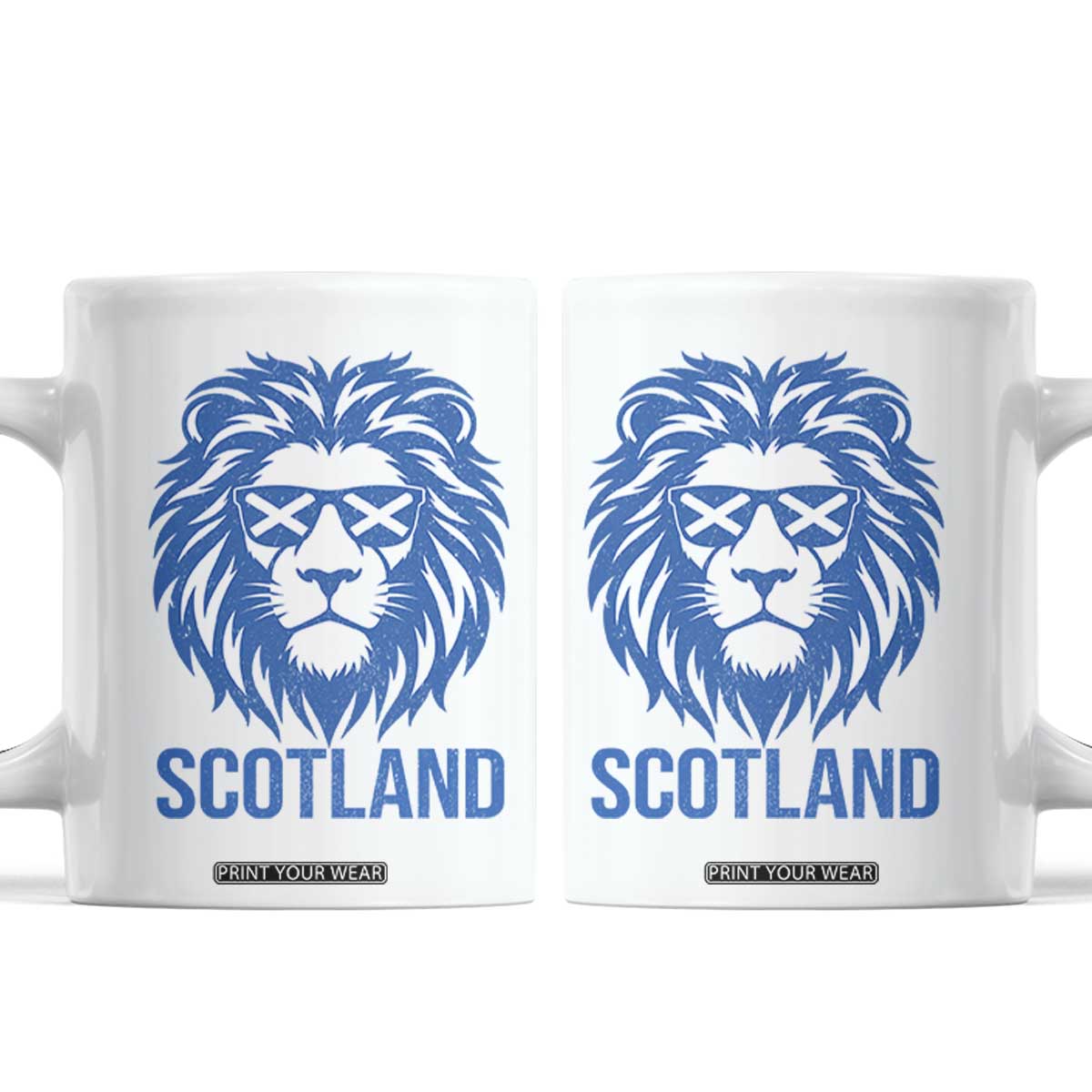 Vintage Scotland Lion Coffee Mug Retro SCOT Fan Scottish Flag TS10 White Print Your Wear