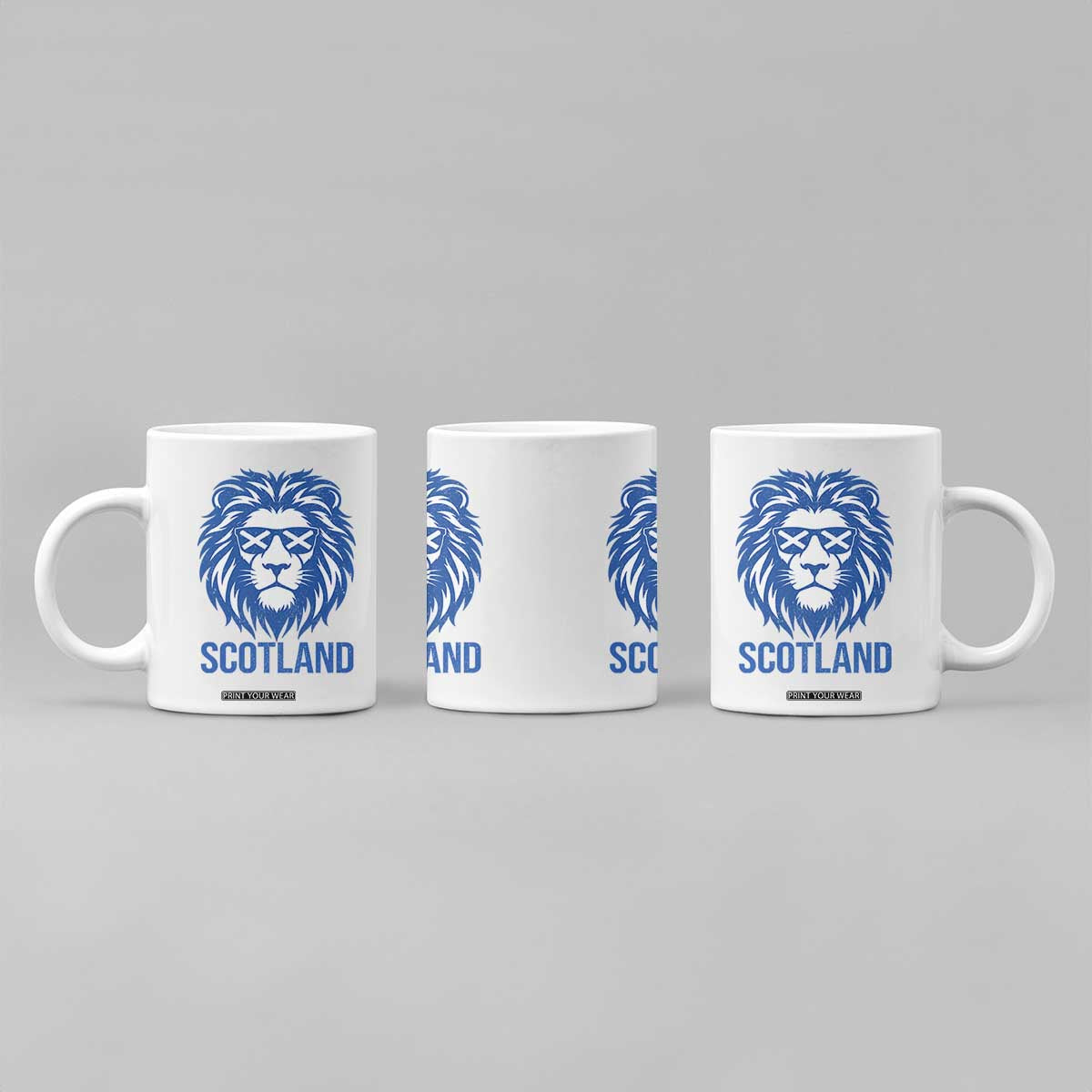 Vintage Scotland Lion Coffee Mug Retro SCOT Fan Scottish Flag TS10 Print Your Wear