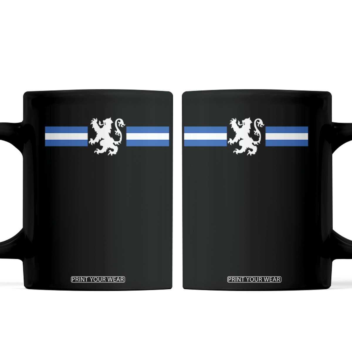 Scotland Lion Coffee Mug Retro Scottish Flag SCOT TS10 Black Print Your Wear
