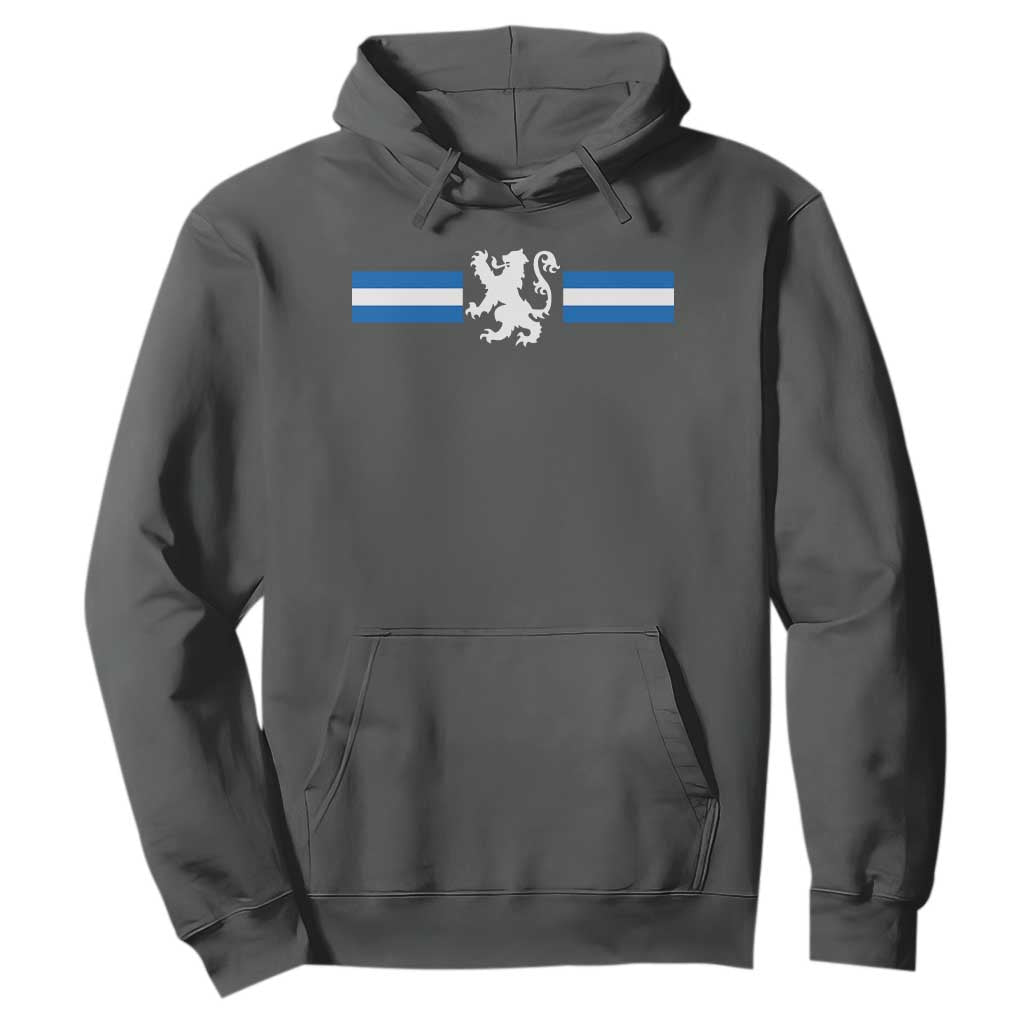 Scotland Lion Hoodie Retro Scottish Flag SCOT TS10 Dark Heather Print Your Wear