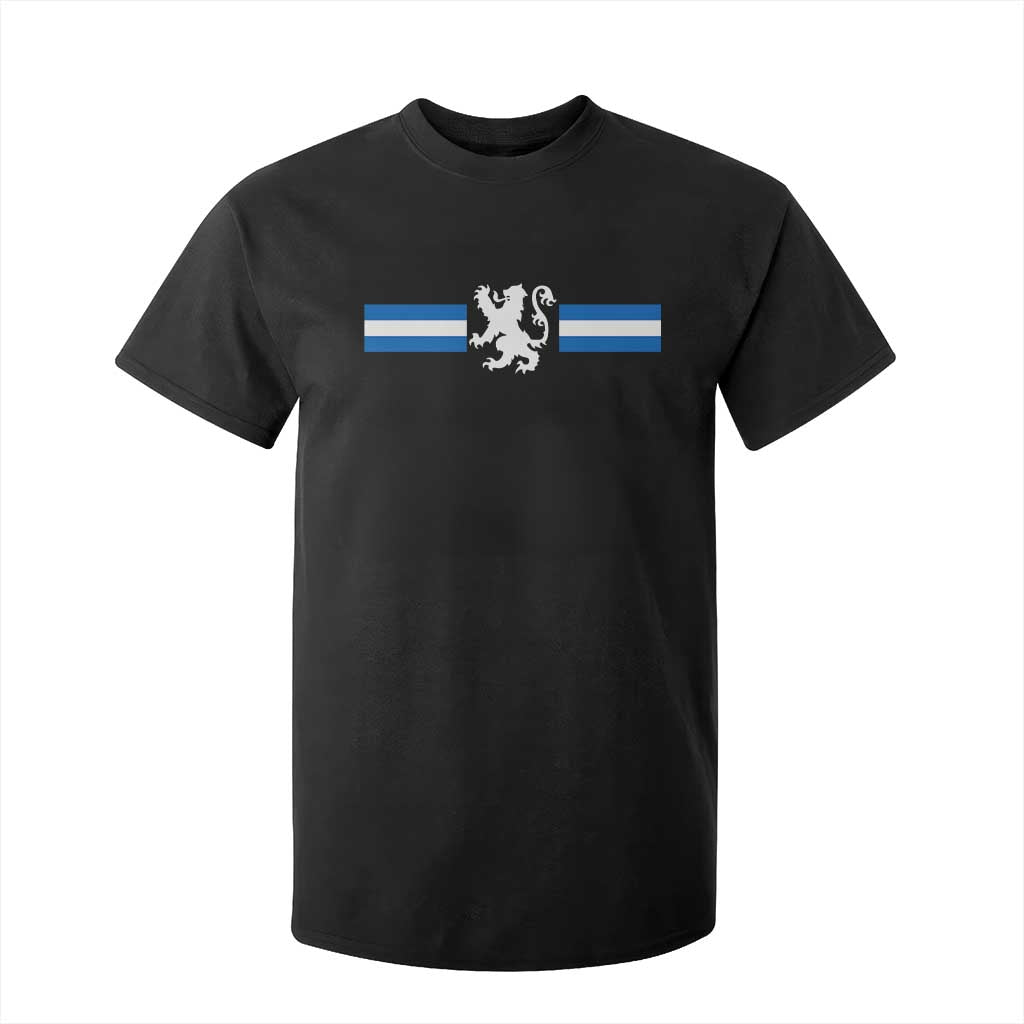 Scotland Lion T Shirt For Kid Retro Scottish Flag SCOT TS10 Black Print Your Wear