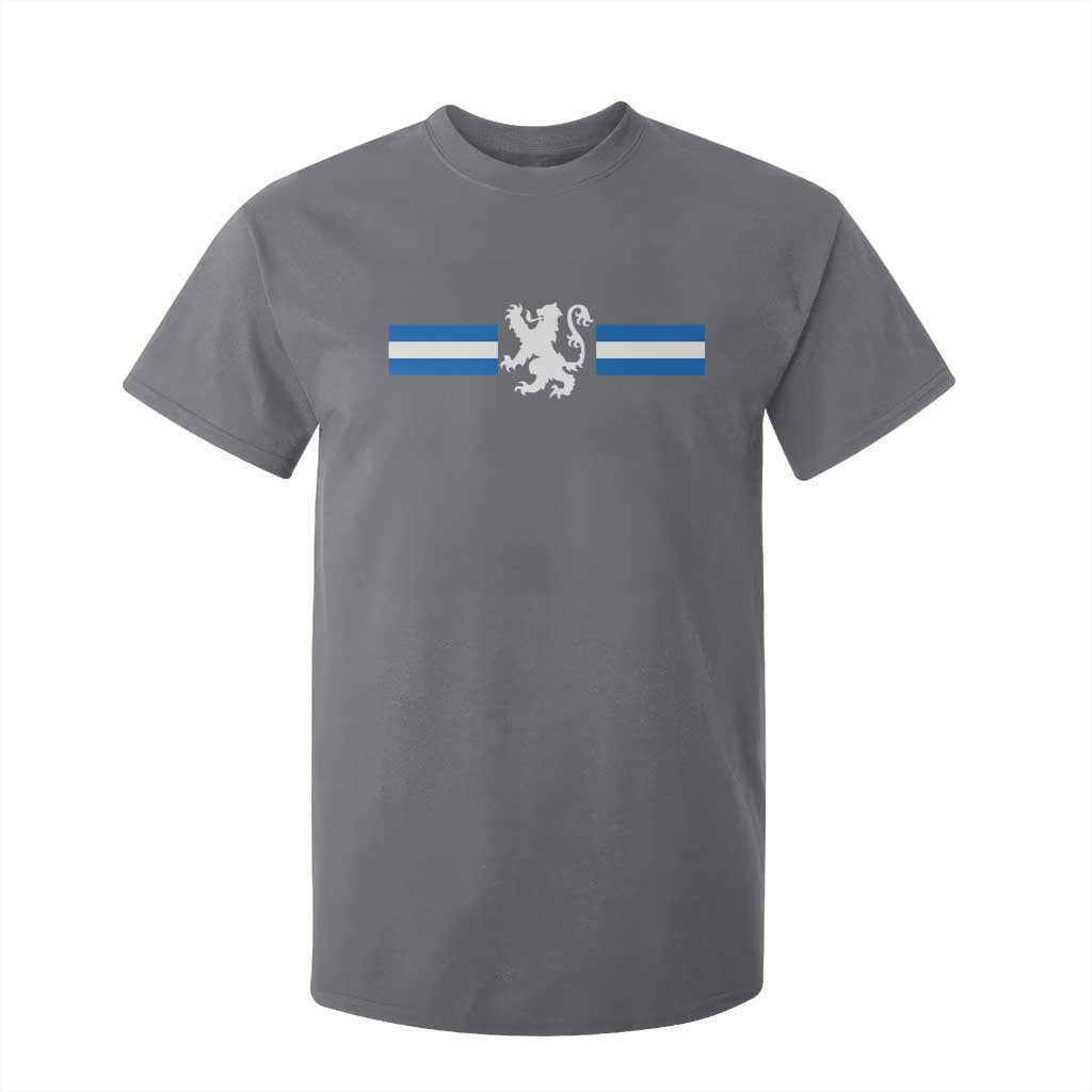 Scotland Lion T Shirt For Kid Retro Scottish Flag SCOT TS10 Charcoal Print Your Wear