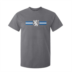 Scotland Lion T Shirt For Kid Retro Scottish Flag SCOT TS10 Charcoal Print Your Wear
