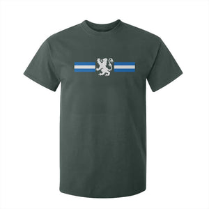 Scotland Lion T Shirt For Kid Retro Scottish Flag SCOT TS10 Dark Forest Green Print Your Wear
