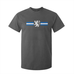 Scotland Lion T Shirt For Kid Retro Scottish Flag SCOT TS10 Dark Heather Print Your Wear