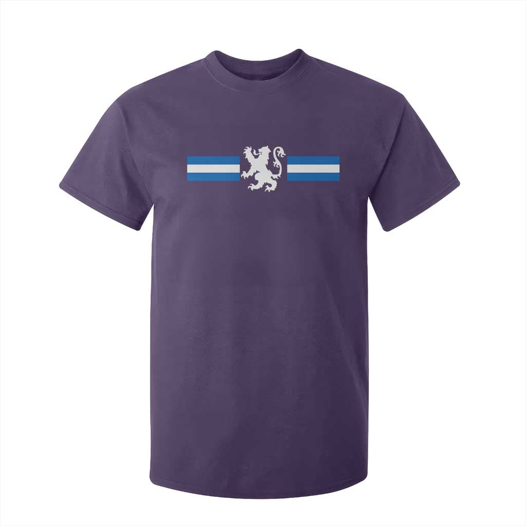 Scotland Lion T Shirt For Kid Retro Scottish Flag SCOT TS10 Purple Print Your Wear