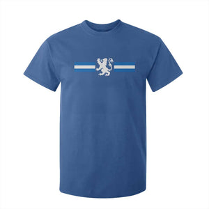 Scotland Lion T Shirt For Kid Retro Scottish Flag SCOT TS10 Royal Blue Print Your Wear