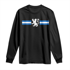 Scotland Lion Long Sleeve Shirt Retro Scottish Flag SCOT TS10 Black Print Your Wear