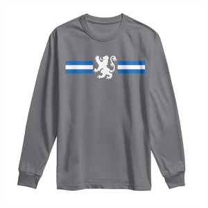 Scotland Lion Long Sleeve Shirt Retro Scottish Flag SCOT TS10 Charcoal Print Your Wear