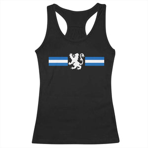 Scotland Lion Racerback Tank Top Retro Scottish Flag SCOT TS10 Black Print Your Wear