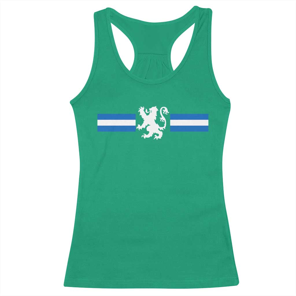 Scotland Lion Racerback Tank Top Retro Scottish Flag SCOT TS10 Irish Green Print Your Wear