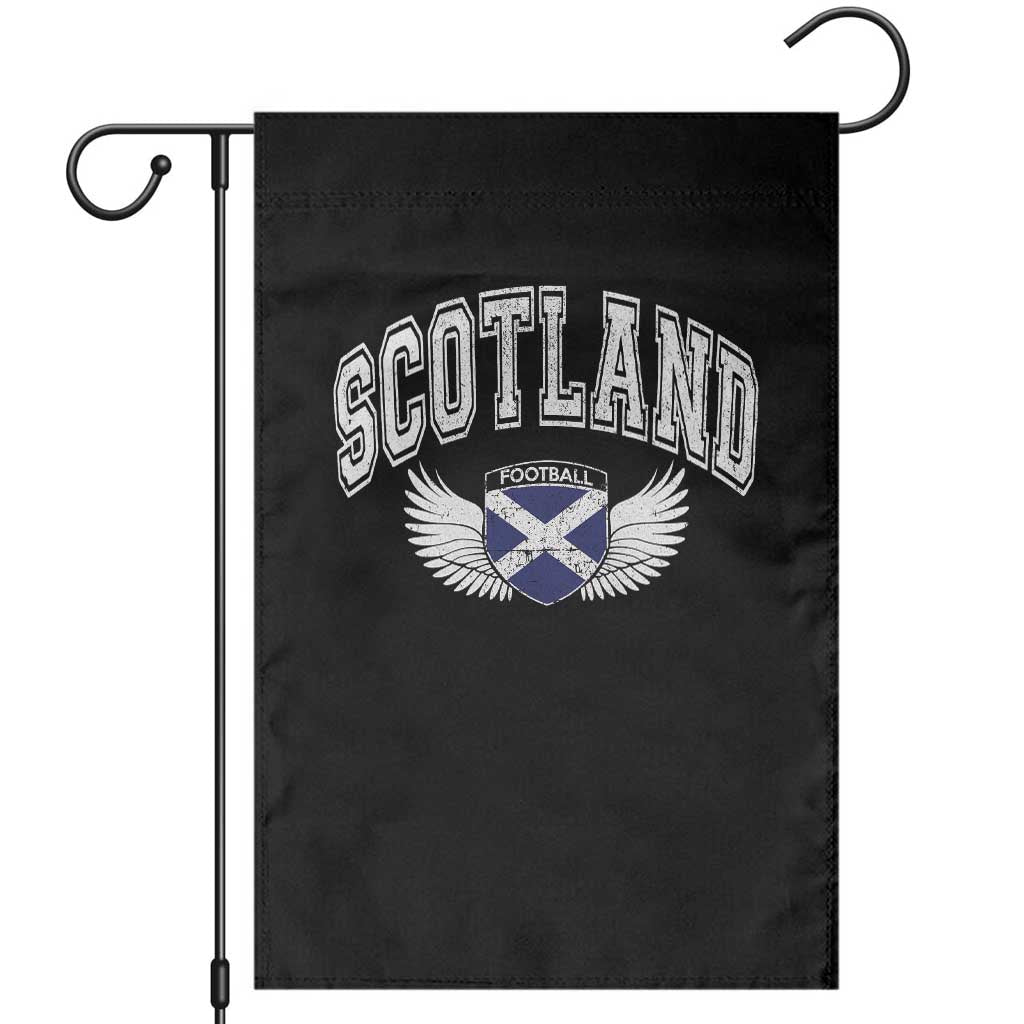 Scotland Soccer Garden Flag Retro Vintage Scottish Flag Football Fan TS10 Black Print Your Wear