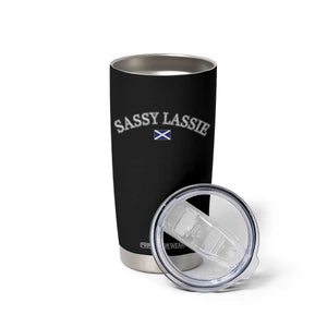 Sassy Lassie Scotland Flag Tumbler Cup Funny Scottish Pride Heritage Gift TS10 Print Your Wear