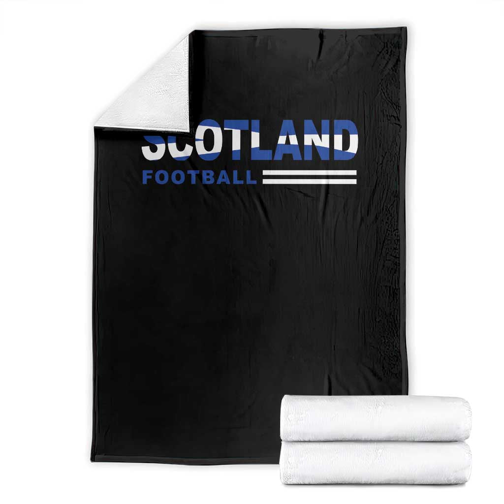 Scotland Football Pride Throw Blanket Scottish Flag Soccer Fan National Team Fans TS10 Black Print Your Wear
