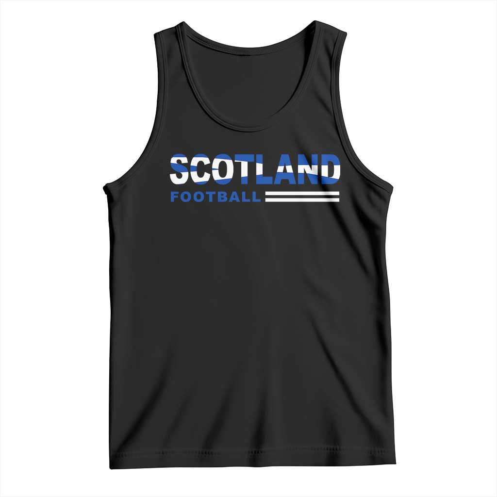 Scotland Football Pride Tank Top Scottish Flag Soccer Fan National Team Fans TS10 Black Print Your Wear