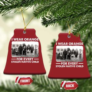I Wear Orange For Every American Native Child Christmas Ornament TS10 Bell Flake Red Print Your Wear