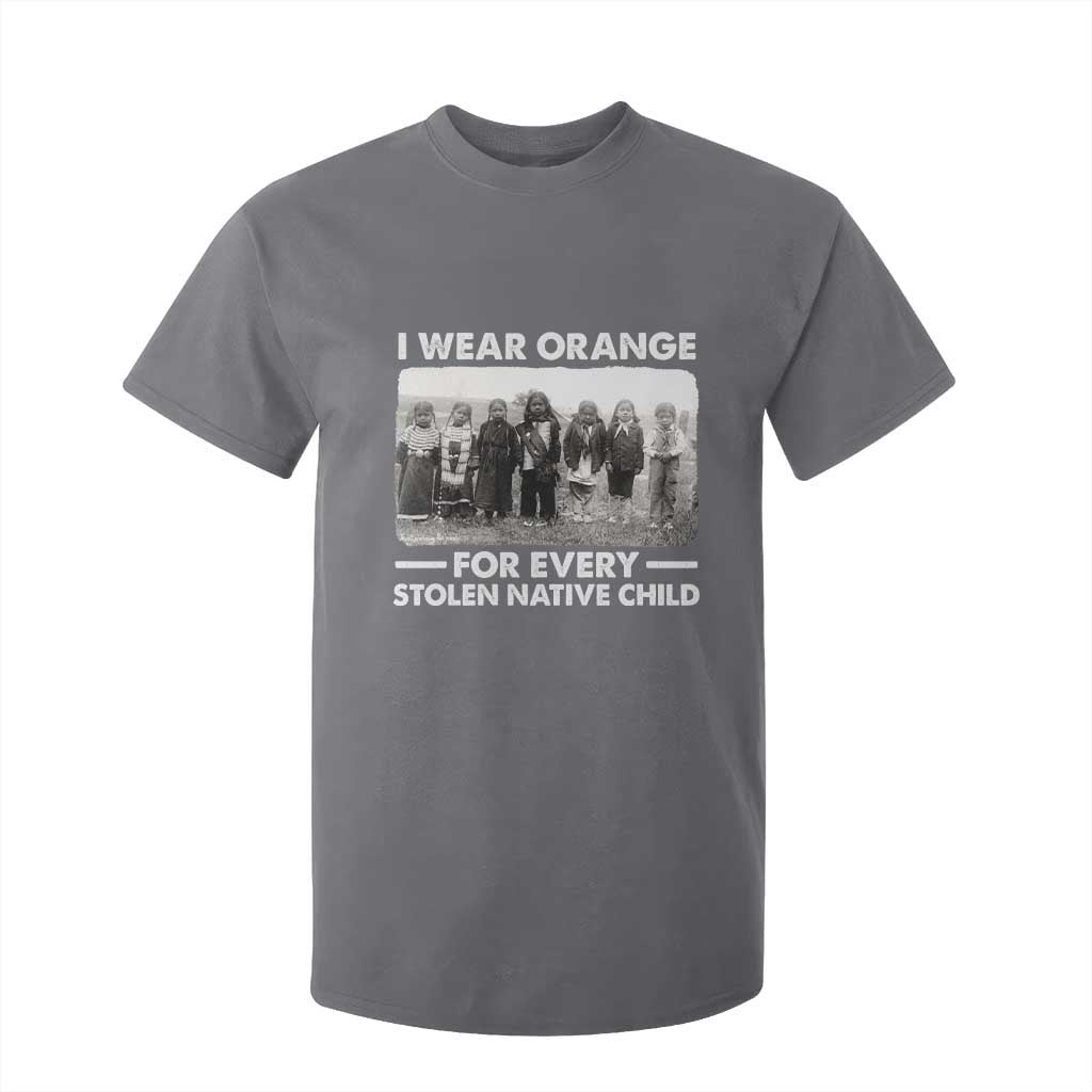 I Wear Orange For Every American Native Child T Shirt For Kid TS10 Charcoal Print Your Wear