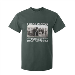 I Wear Orange For Every American Native Child T Shirt For Kid TS10 Dark Forest Green Print Your Wear