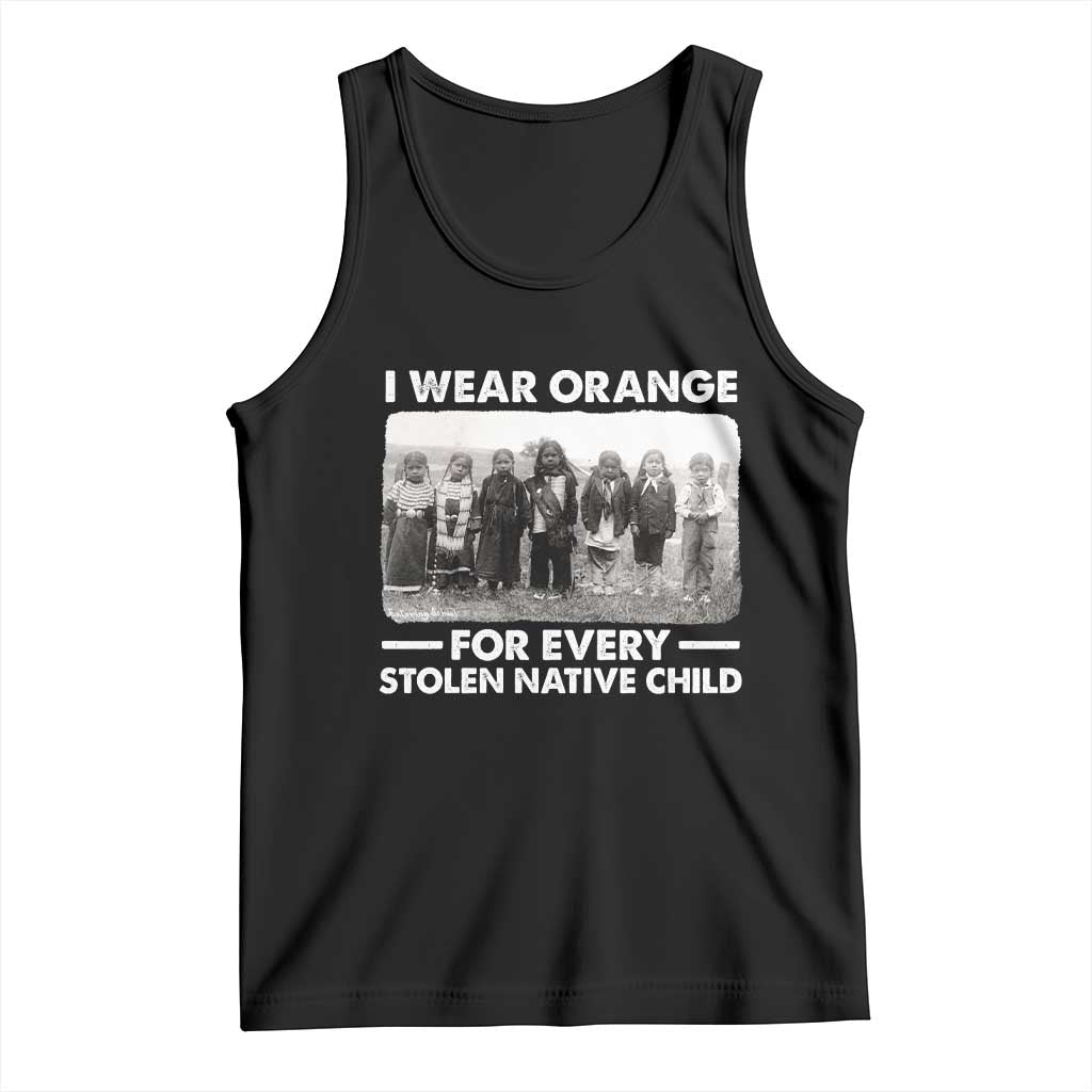 I Wear Orange For Every American Native Child Tank Top TS10 Black Print Your Wear