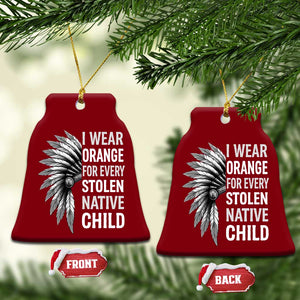 I Wear Orange For Every Stolen Native Child Ceramic Ornament Orange Day TS10 Print Your Wear