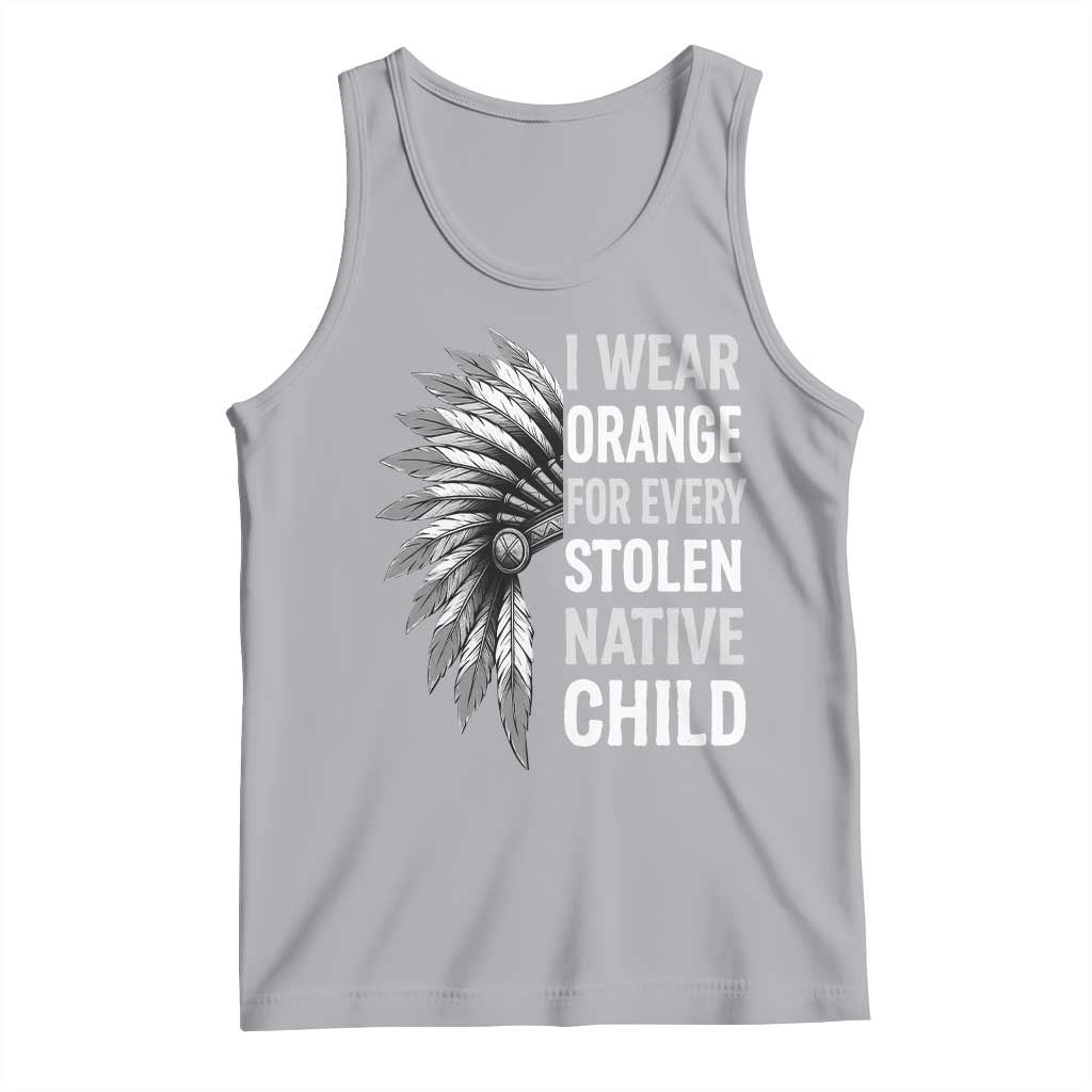I Wear Orange For Every Stolen Native Child Tank Top Orange Day TS10 Athletic Heather Print Your Wear