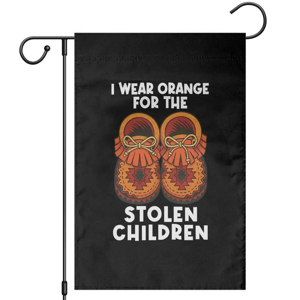 I Wear Orange For Every Stolen American Native Child Garden Flag Orange Day TS10 Black Print Your Wear