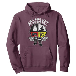 Native American Indian Hoodie You Are Not Forgotten TS10 Maroon Print Your Wear