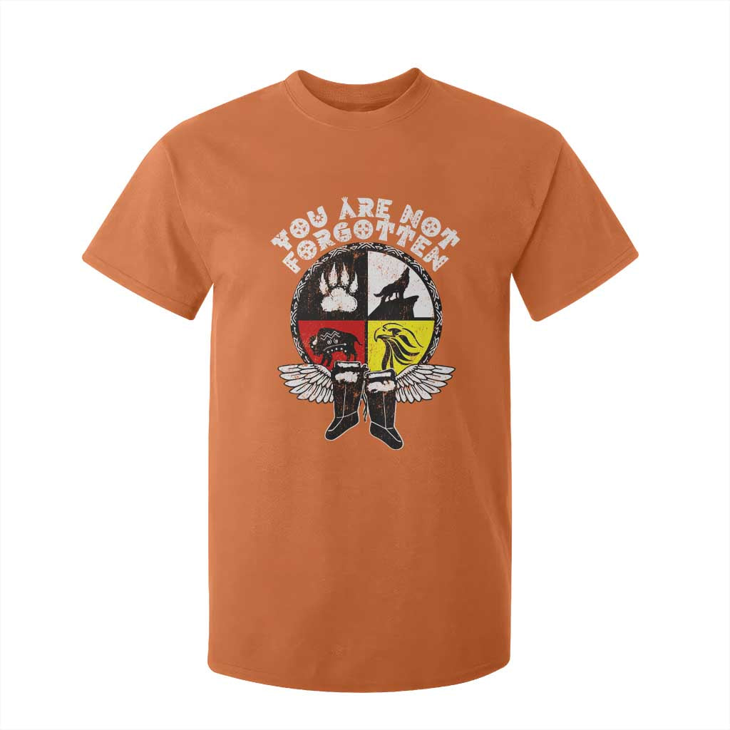 Native American Indian T Shirt For Kid You Are Not Forgotten TS10 Orange Print Your Wear