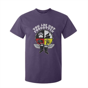 Native American Indian T Shirt For Kid You Are Not Forgotten TS10 Purple Print Your Wear