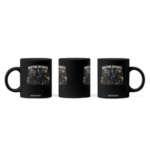 Waiting On Parts HVAC Tech Skeleton Funny Mechanic Graphic Coffee Mug TS10 Print Your Wear