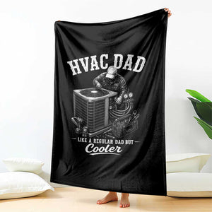 HVAC Dad Throw Blanket Funny Technician Fathers Day Graphic TS10 Print Your Wear