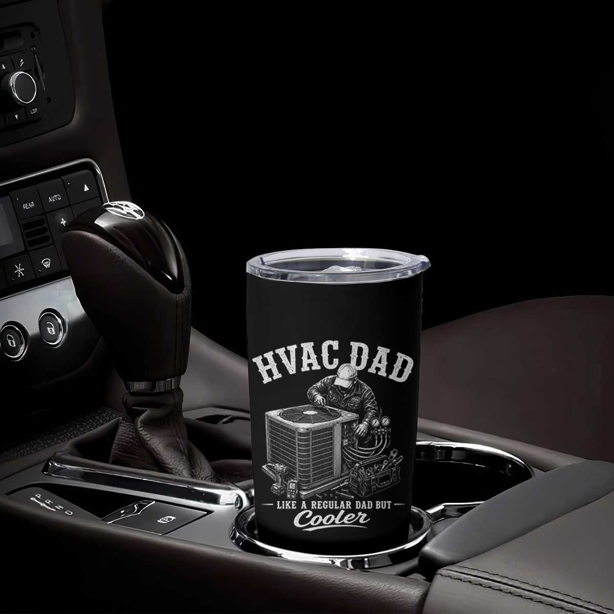 HVAC Dad Tumbler Cup Funny Technician Fathers Day Graphic TS10 Print Your Wear