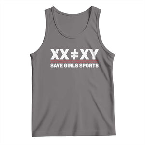 XX Does Not Equal XY Save Girls Sports Tank Top TS10 Deep Heather Print Your Wear