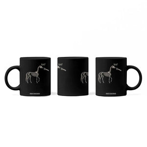 Boop Skeleton Horse Funny Spooky Halloween Animal Graphic Coffee Mug