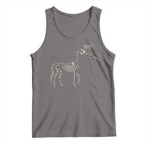 Boop Skeleton Horse Funny Spooky Halloween Animal Graphic Tank Top