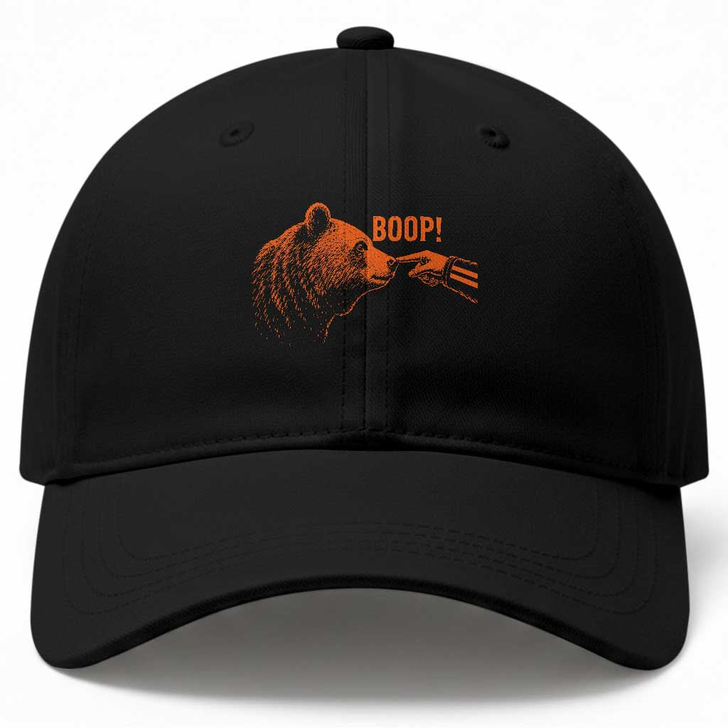 Boop The Bear BF Baseball Cap for Sports Fan Funny Graphic
