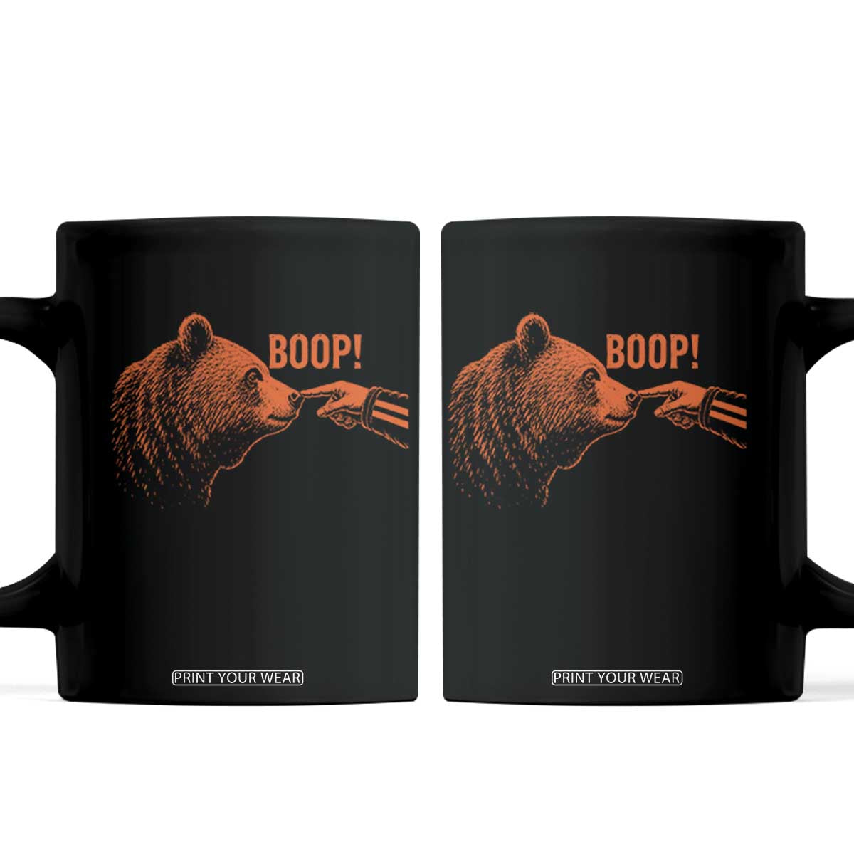 Boop The Bear BF Coffee Mug for Sports Fan Funny Graphic