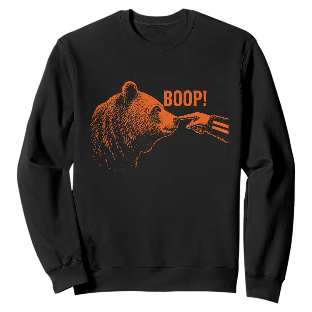 Boop The Bear BF Sweatshirt for Sports Fan Funny Graphic